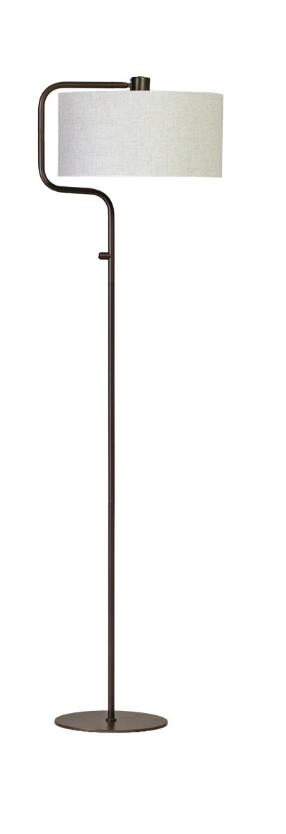 Staande schemerlamp Jacqueline 1x E27 - anodic brown