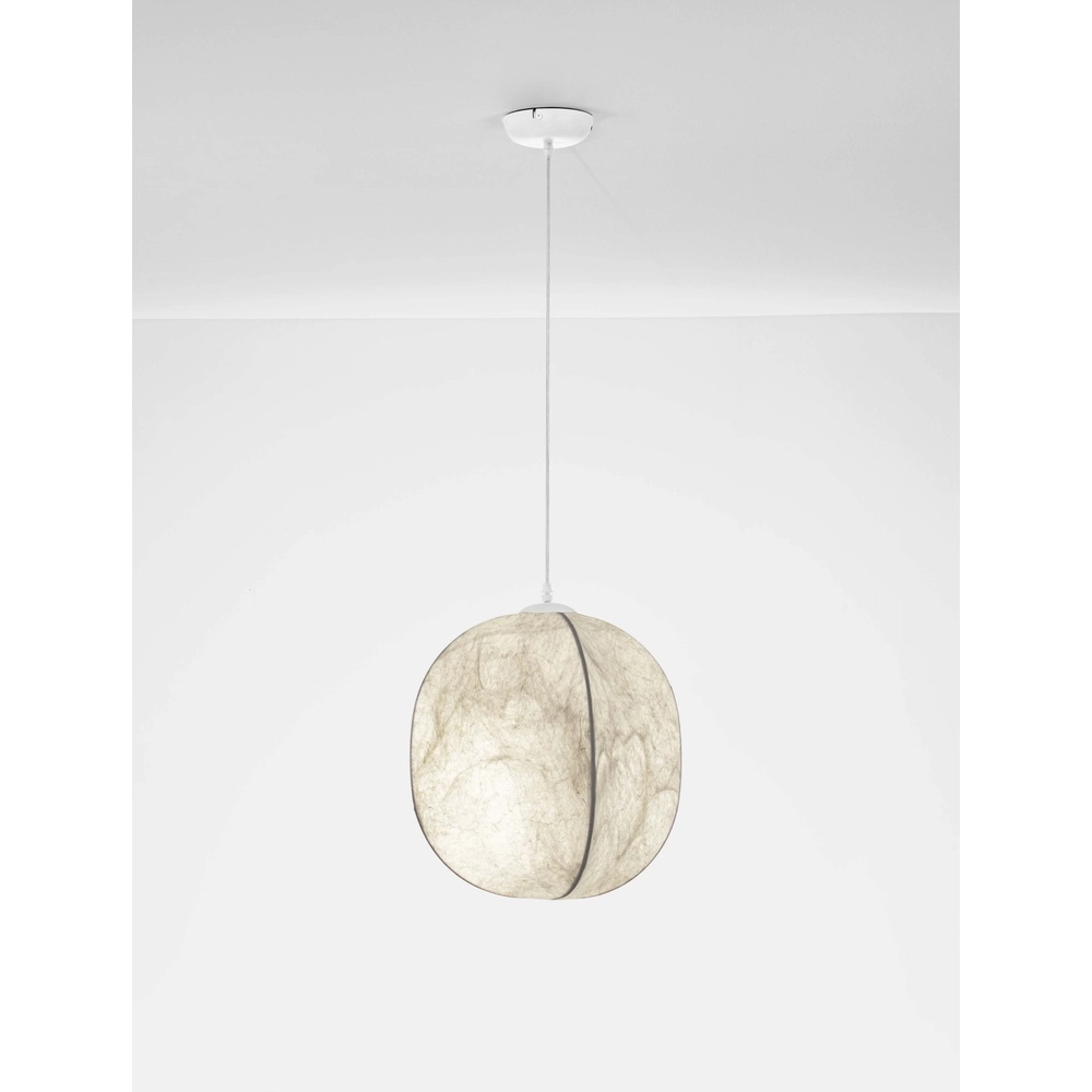 Witte hanglamp Pierida Ø 42cm