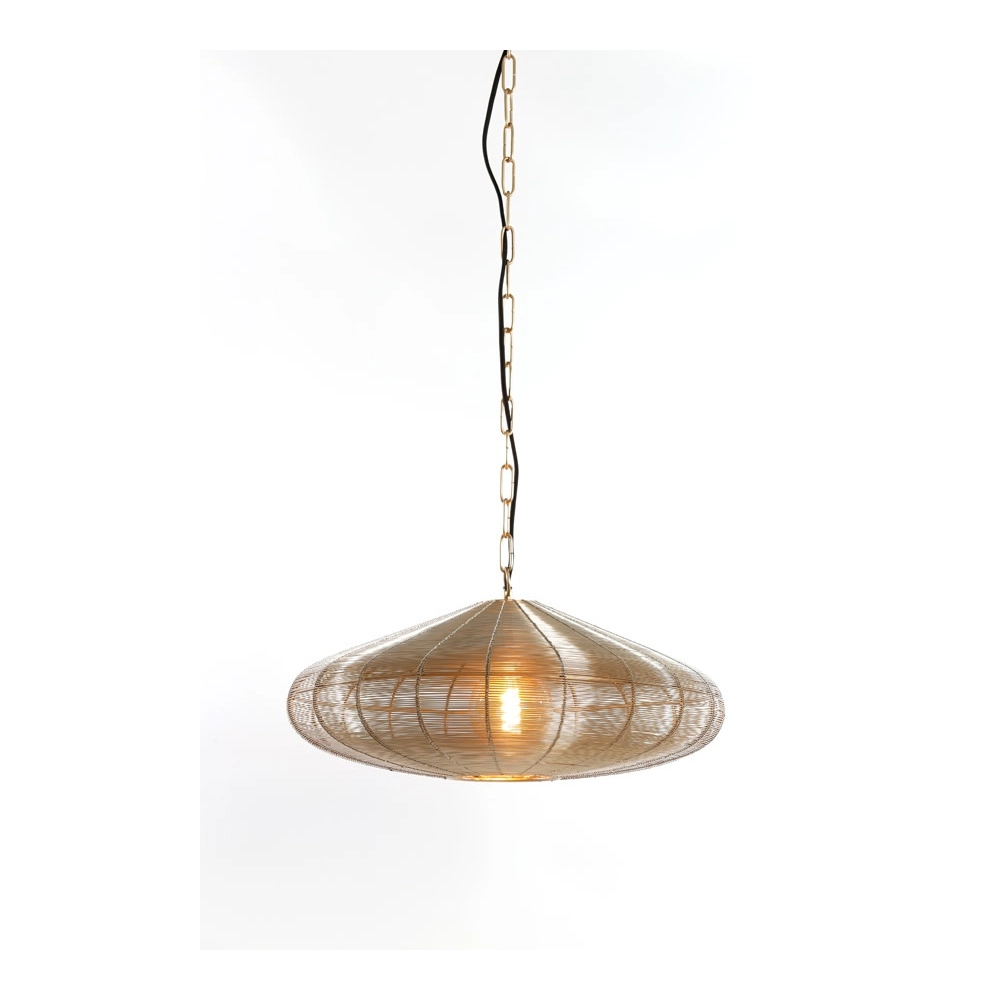 Hanglamp Bahoto goud Ø 51cm Light & Living 8717807706814