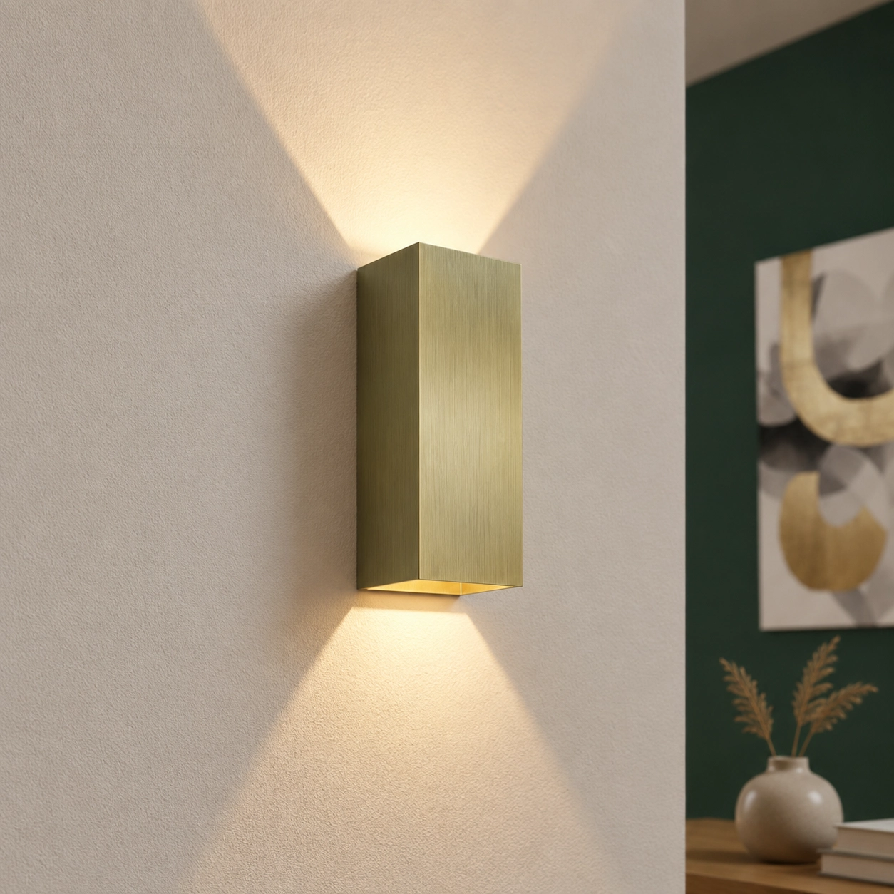 Wandlamp Dante XL goud