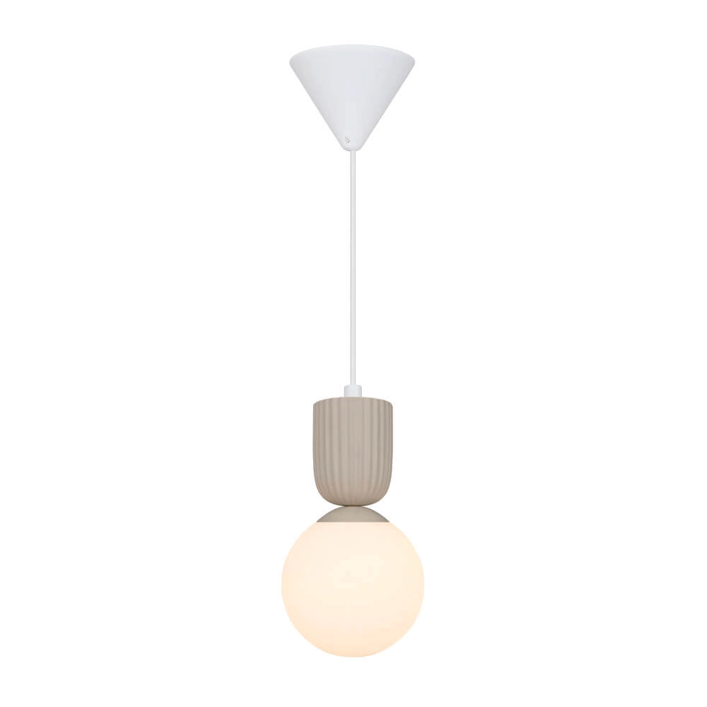 Hanglamp Sadie design zand bruin