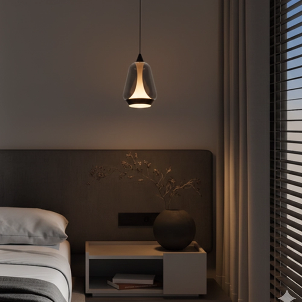 Design hanglamp Alish 1-lichts smoke glas