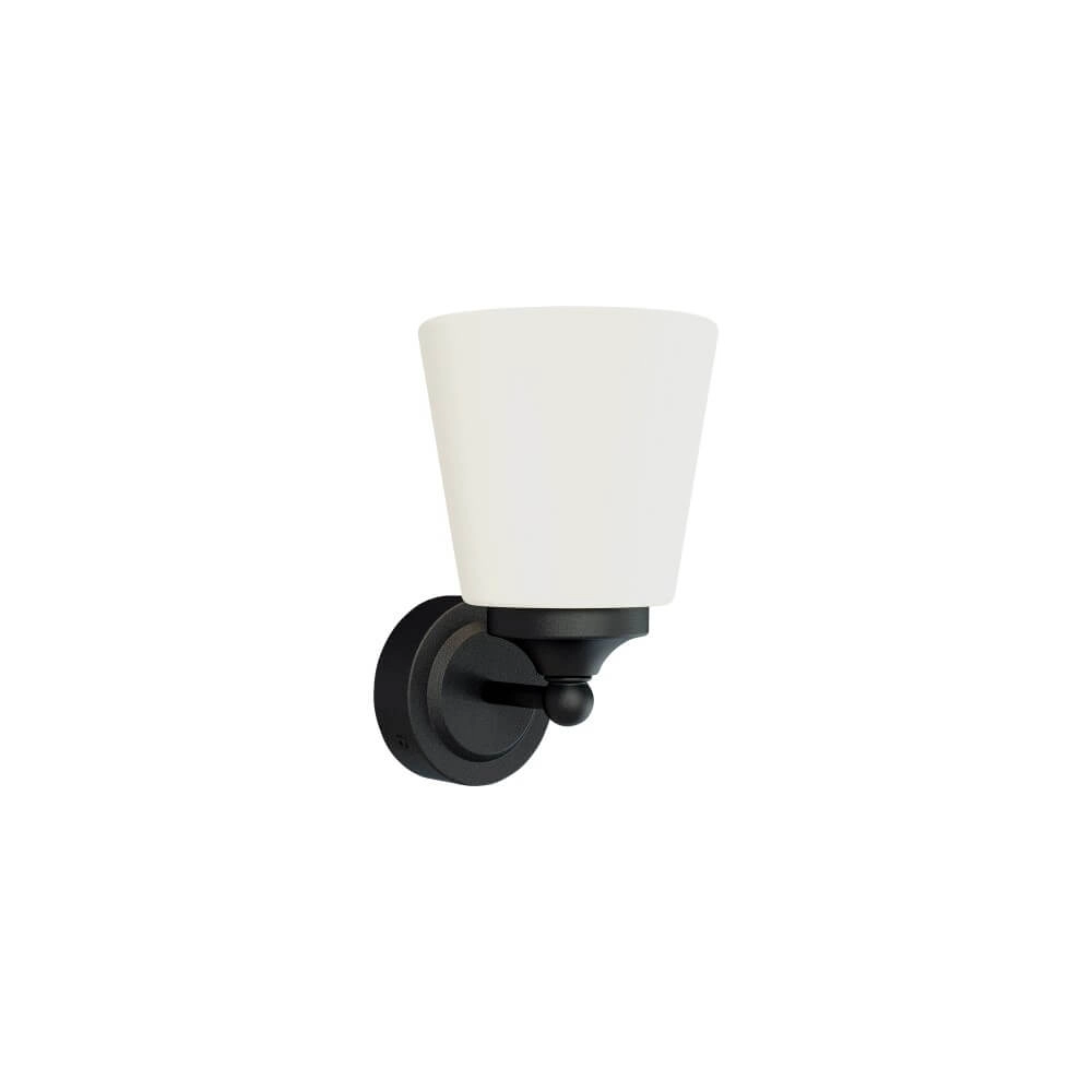 Badkamer wandlamp Bali zwart