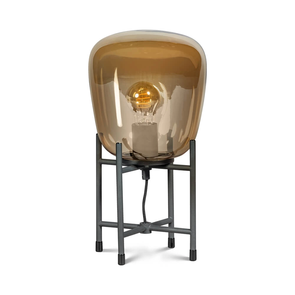 Binnenlamp Benn Gold zwart met goud