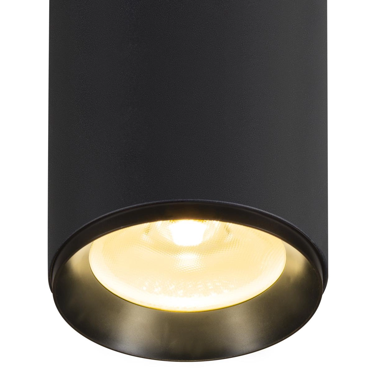 Opbouwspot Numinos XL cilinder zwart 3000K - 24gr SLV 4024163261012