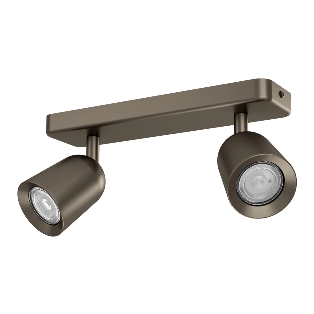Opbouwspot Camaldoli 2-lichts brons