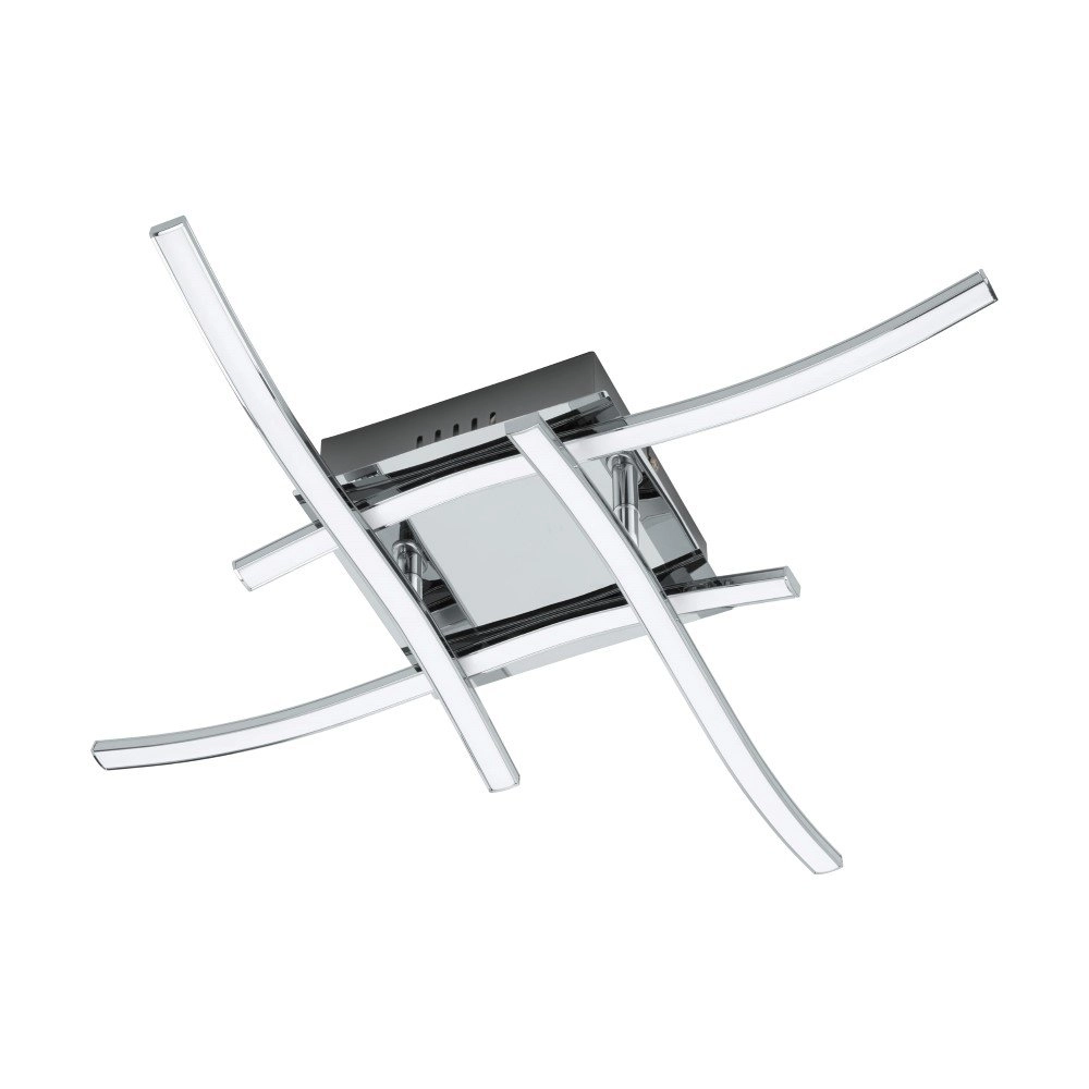 Design plafondlamp Valmora 4-lichts grijs