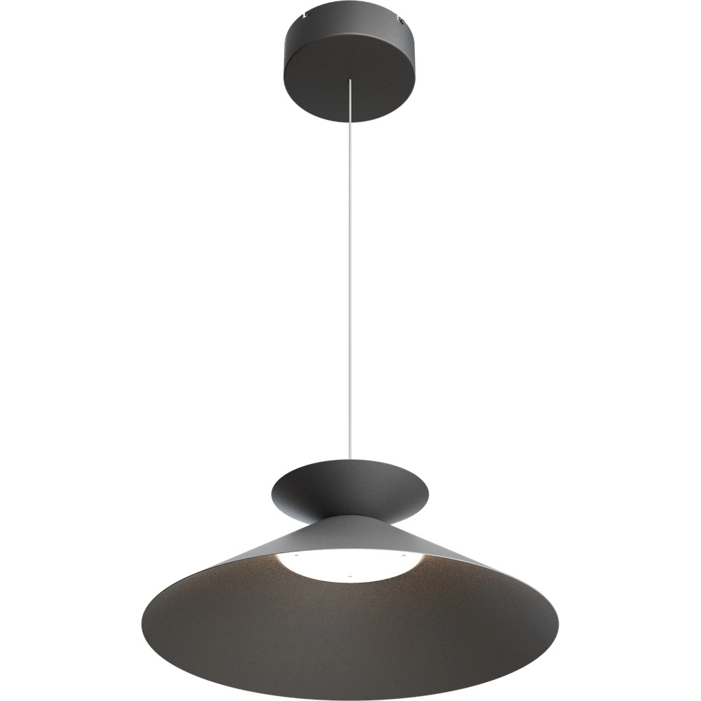 Hanglamp Ceppo zwart Ø 45cm met uplight