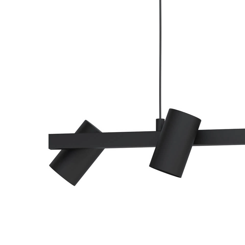 Eetkamer hanglamp Gatuela 1 4-lichts zwart Eglo 9002759994631