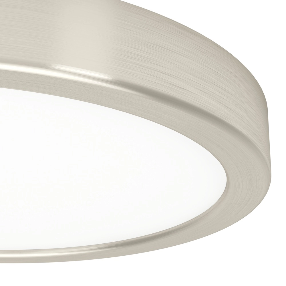 Plafonnière IP44 Fueva 6-Z rond - rvs - Ø 21,1cm Eglo 9008606330607