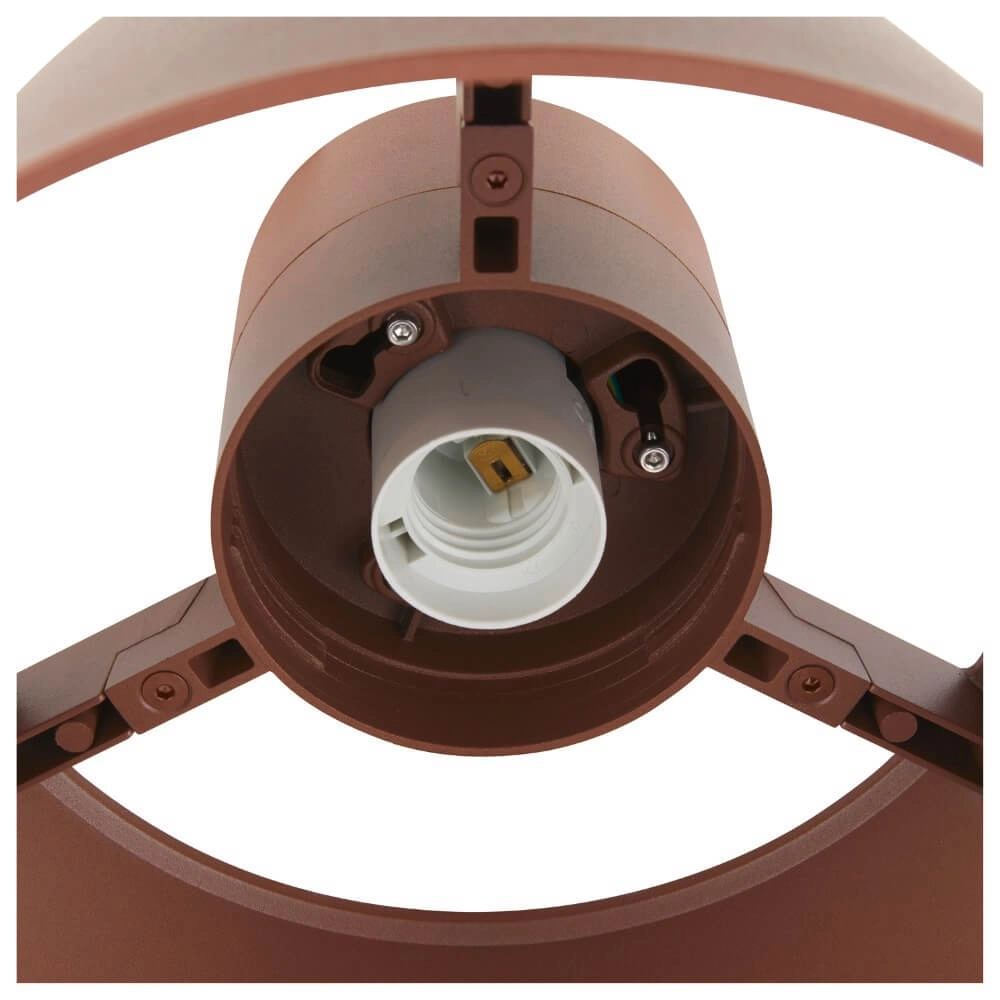 Veranda plafondlamp Photoni roestbruin - Ø 25cm SLV 4024163280990