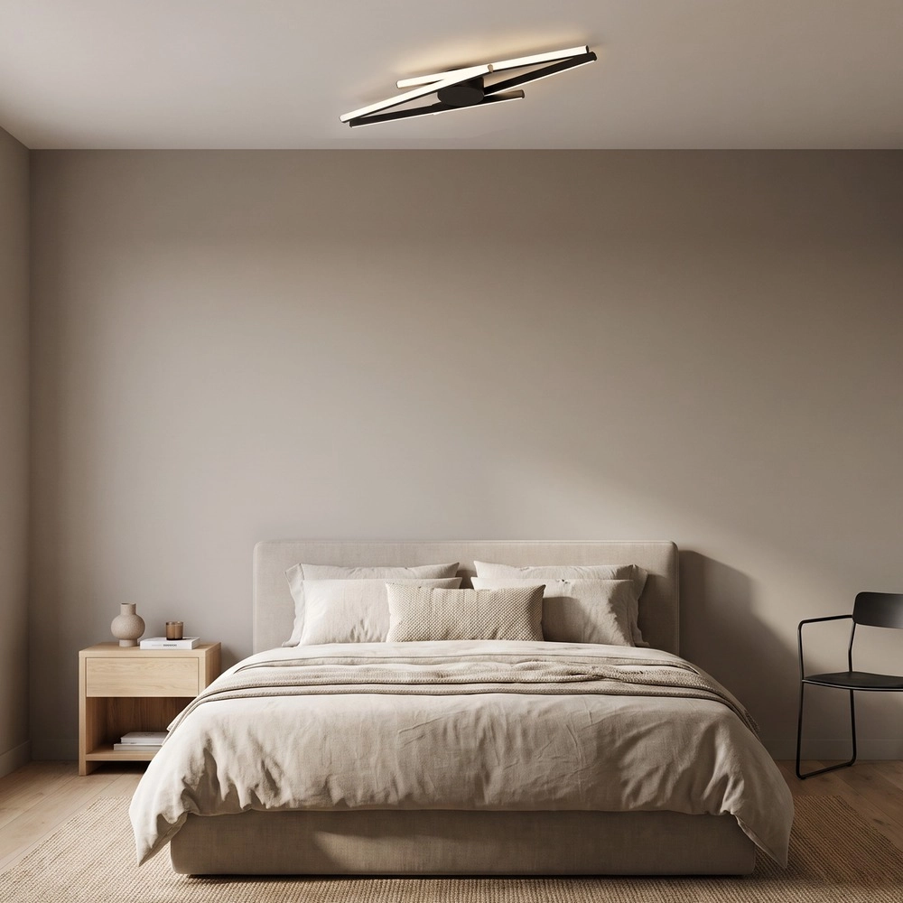 Design plafondlamp Pradilla zwart Eglo 9008606391479