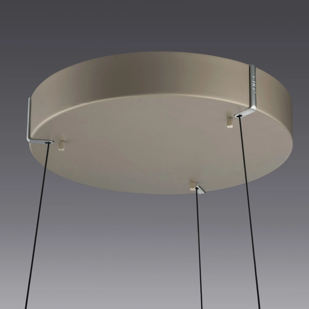 Kantoor hanglamp Pure E-Loop bronce - Ø 70cm Paul Neuhaus 4012248398364
