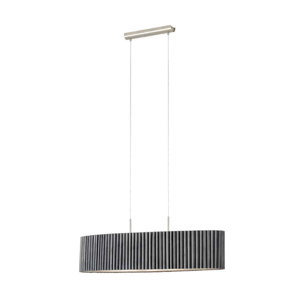 Kantoor hanglamp Tamaresco met velvet kap