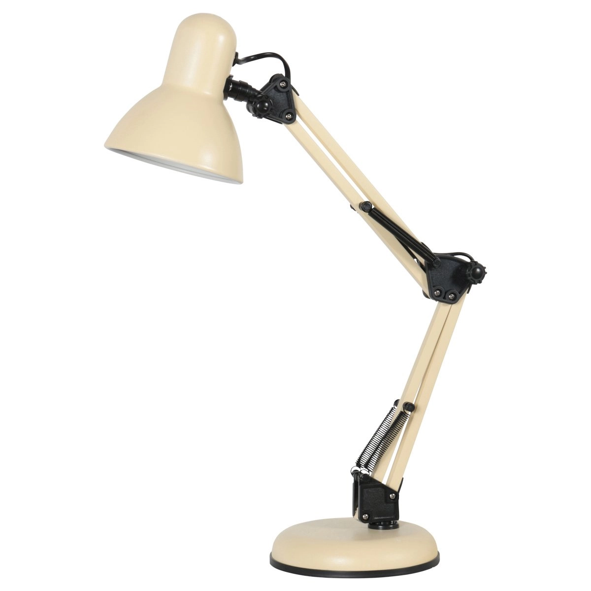 Zand kleurige bureaulamp Study verstelbaart - 1x E27