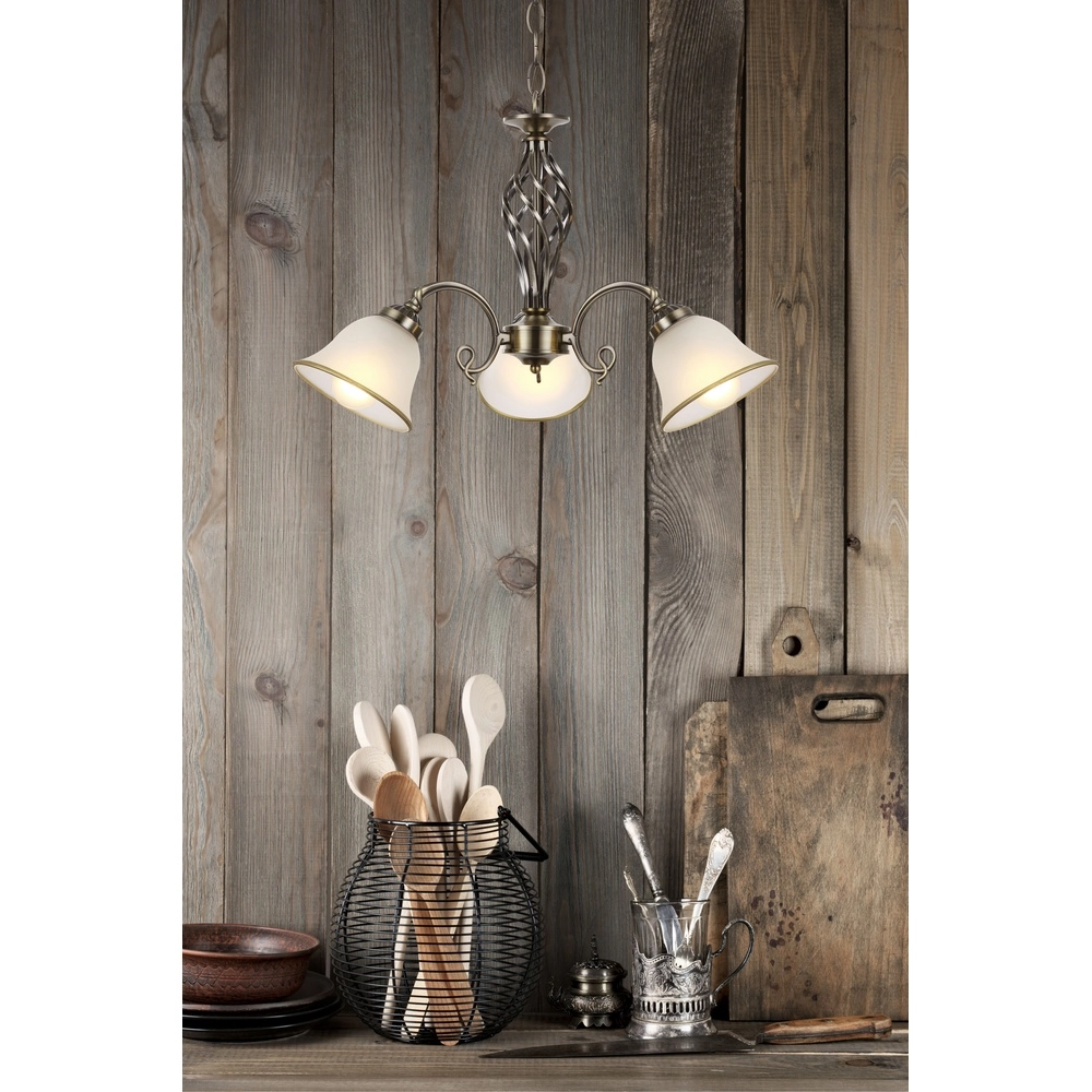 Klassieke hanglamp Odin 3-lichts Globo 9007371306695
