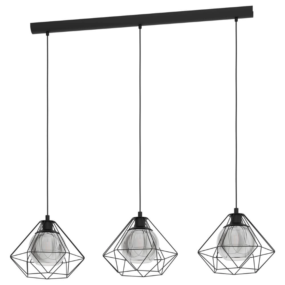 Hanglamp Vernham met smoke glas
