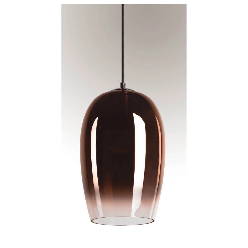 Glazen hanglamp Pantilo koper glas - Ø 18cm SLV 4024163266406
