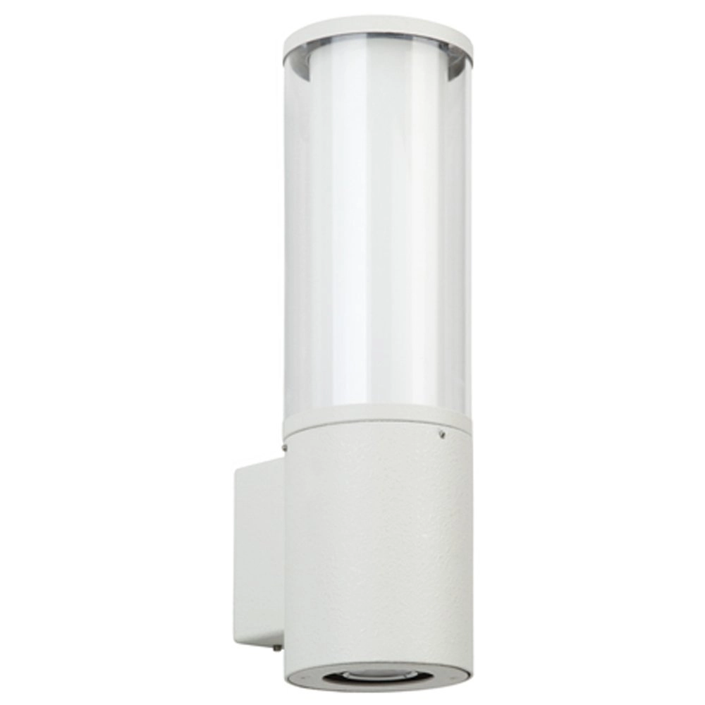 Muurlamp Rod met downlighter