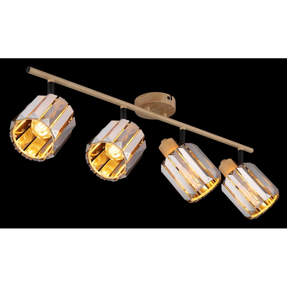 Plafondlamp Run 4-lichts Globo 9007371507986