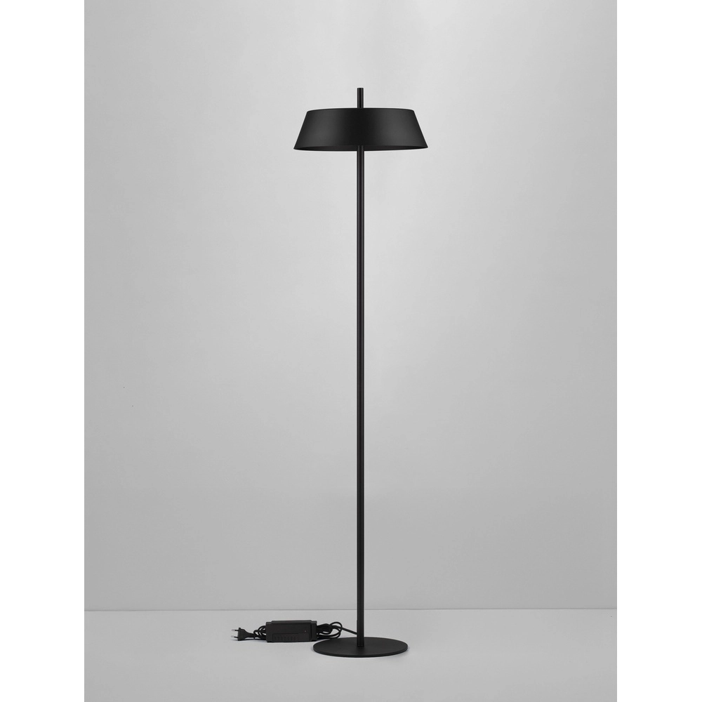 Strakke vloerlamp Velio zwart design Lyora 5212017489029
