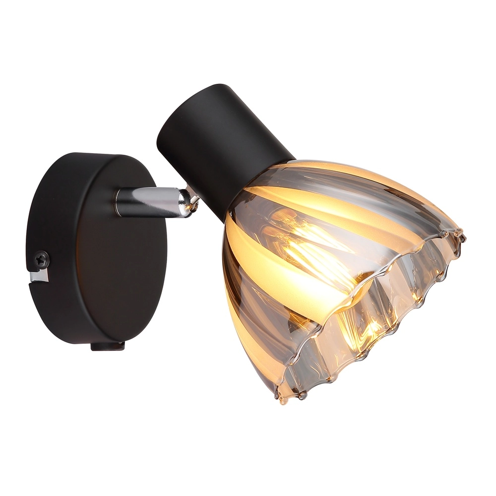 Wandlamp Zachery zwart
