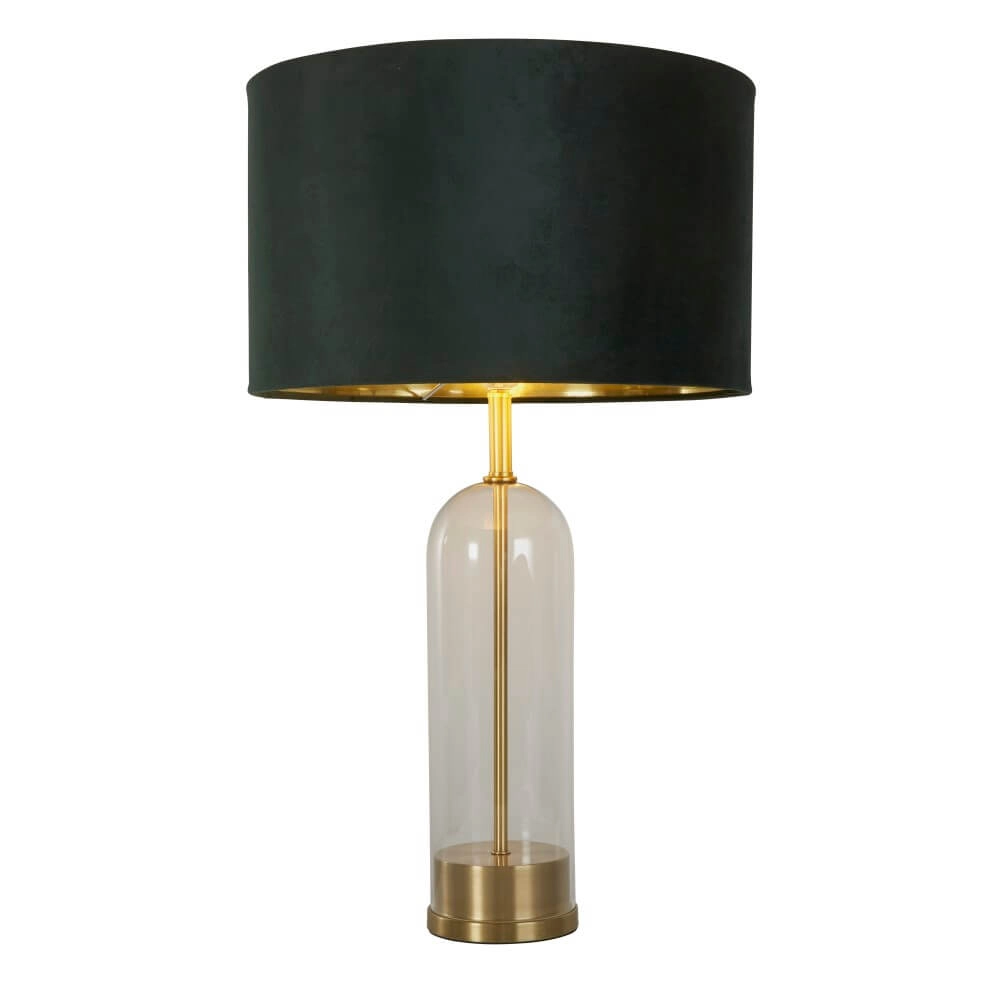Tafellamp Oxford met groene kap Searchlight 5053423256818