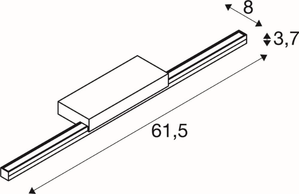 Led spiegel verlichting Glenos II zilver SLV 4024163236607