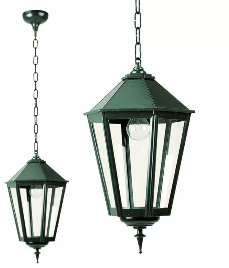 Oudhollandse hanglamp K7A zwart