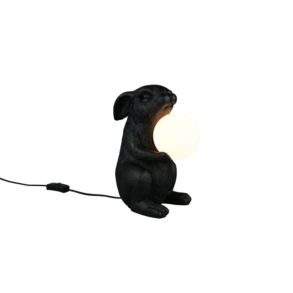 Tafellampje Rabbit zwart