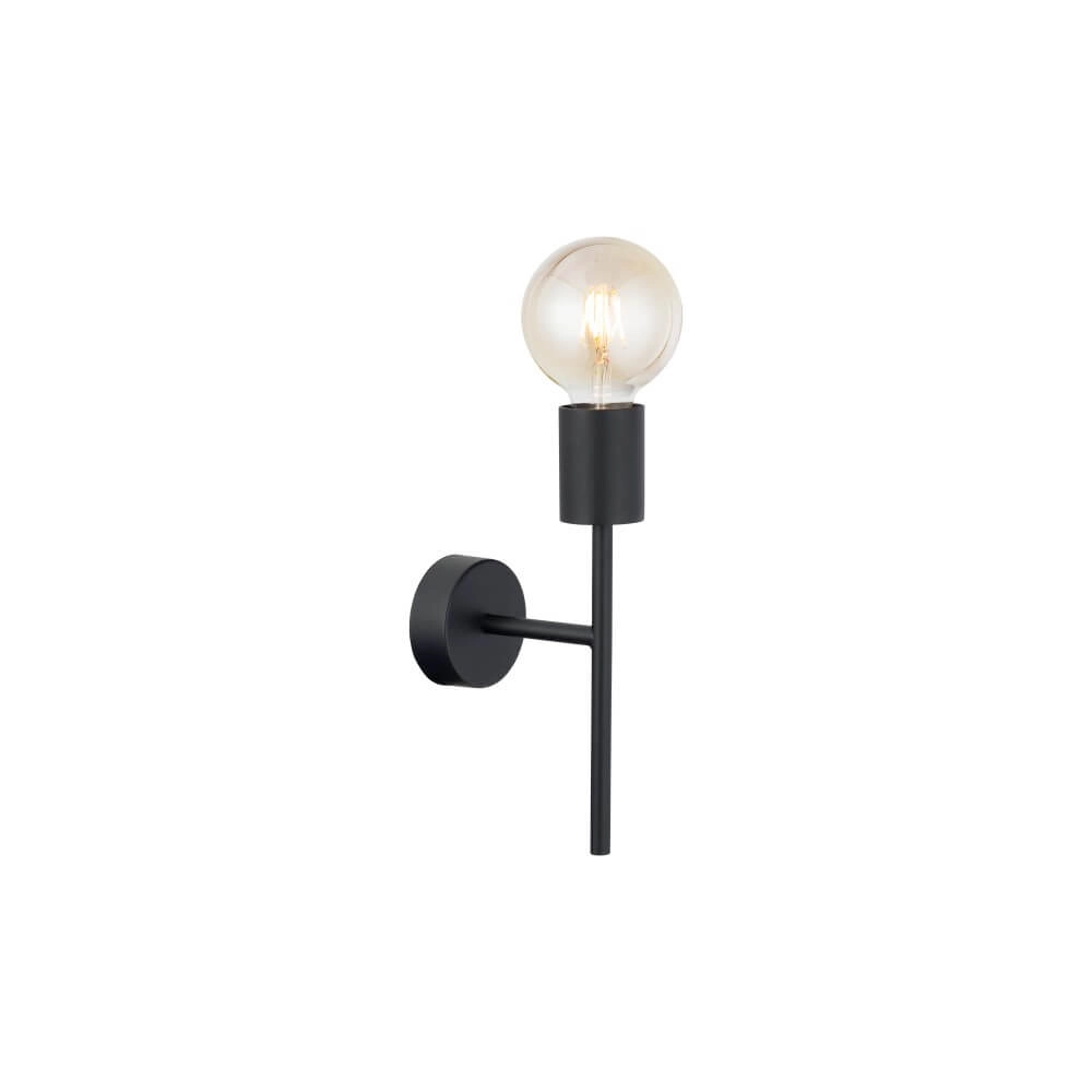 Zwarte muurlamp Radius