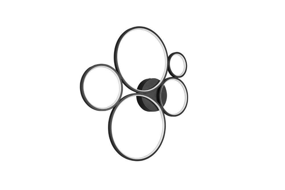 Wandlamp Rondo 5-rings Trio 4017807488838