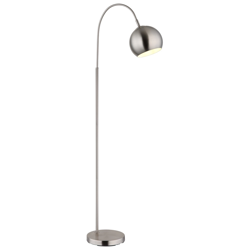 Design vloerlamp Benno chroom