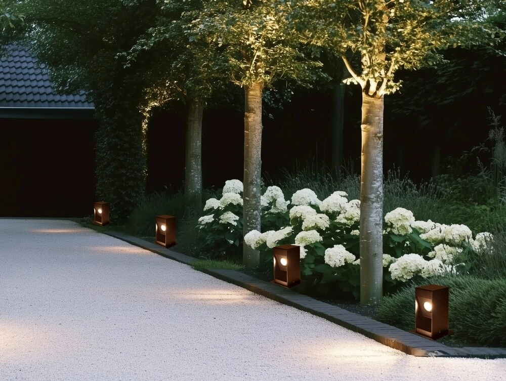 Padverlichting Gis 18cm antraciet LightLux 6150815324373