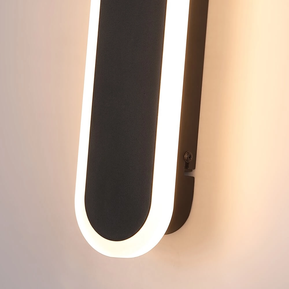 Design wandlamp Bordo zwart 30cm Searchlight 5053423271989
