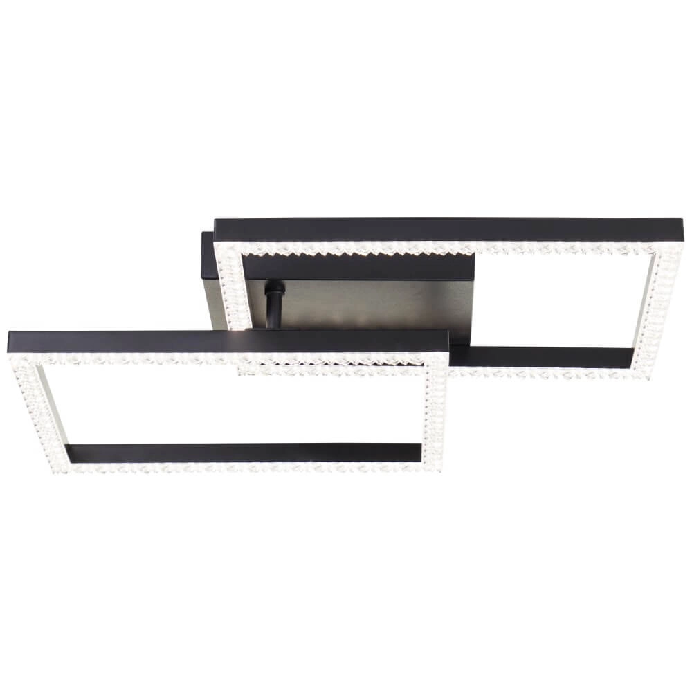 Zwarte plafondlamp Ranni 2700lm Brilliant 4004353442131