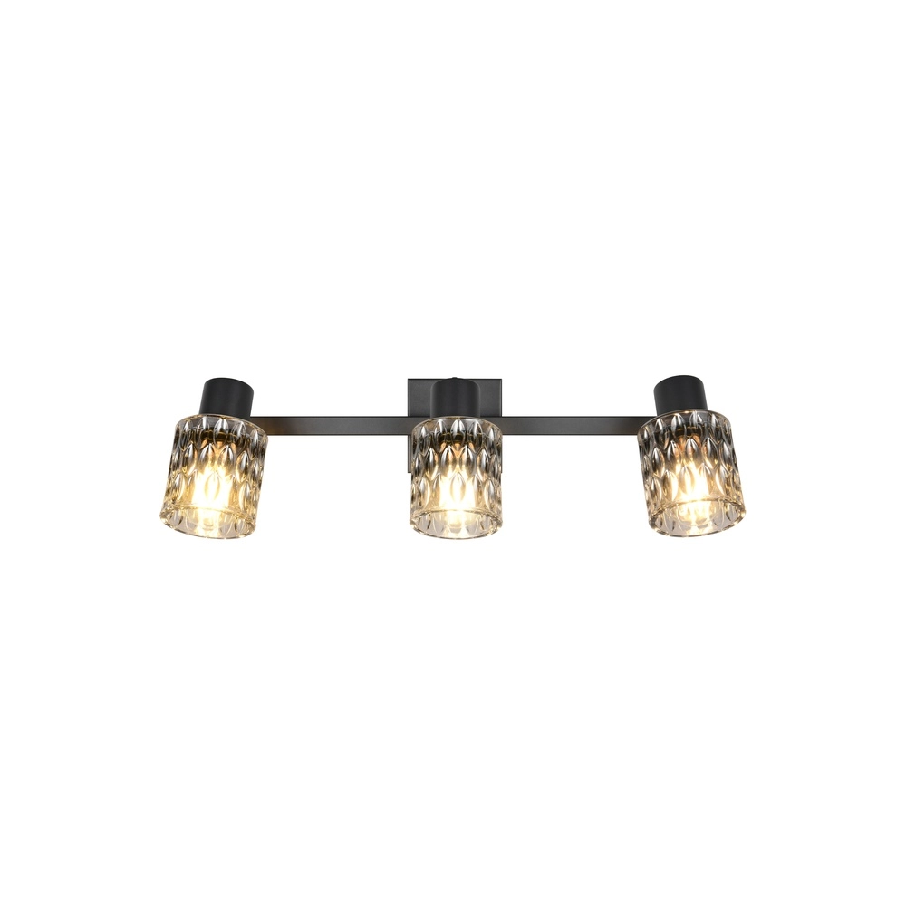 Plafondlamp Jack zwart 3-lichts Trio 4017807643879