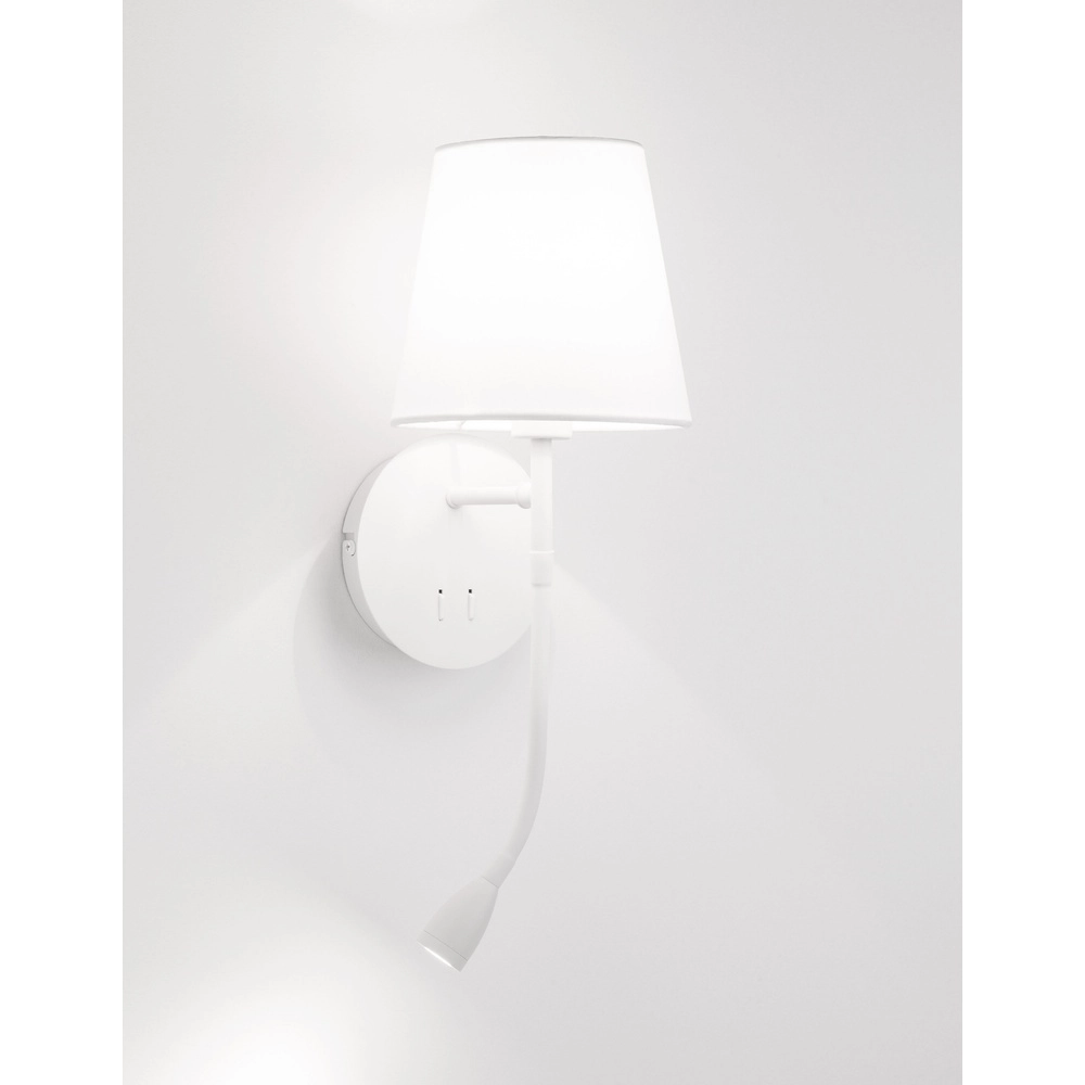 Bedlampje Nia wit