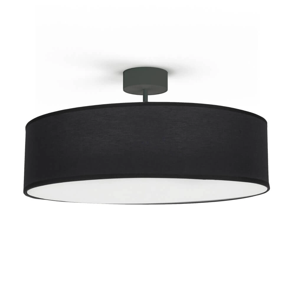 Zwarte plafondlamp Violet Ø 50cm