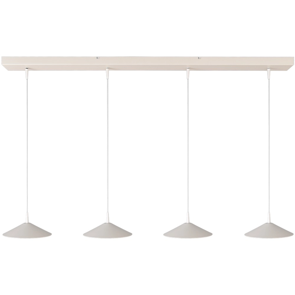4-lichts hanglamp Ceppo wit Ø 22cm