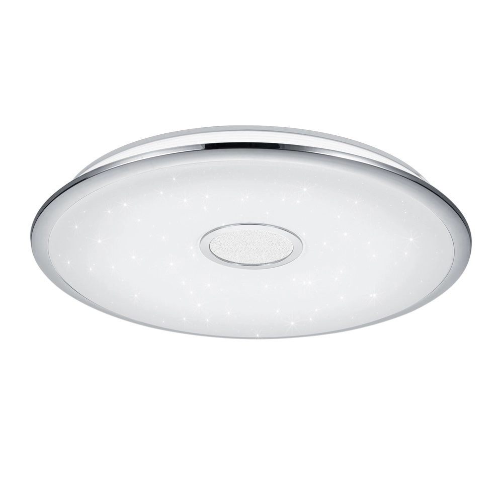 LED plafondlamp Osaka 67cm grijs met stereffect
