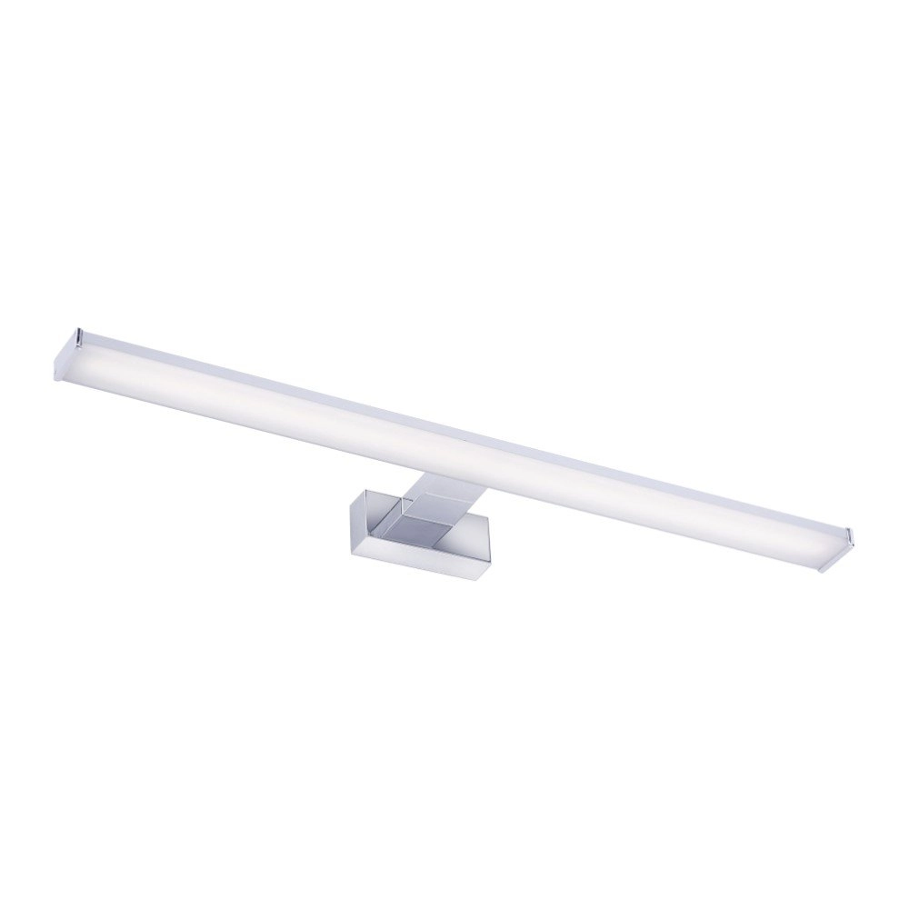 Spiegel wandlamp Mattis 60cm chroom