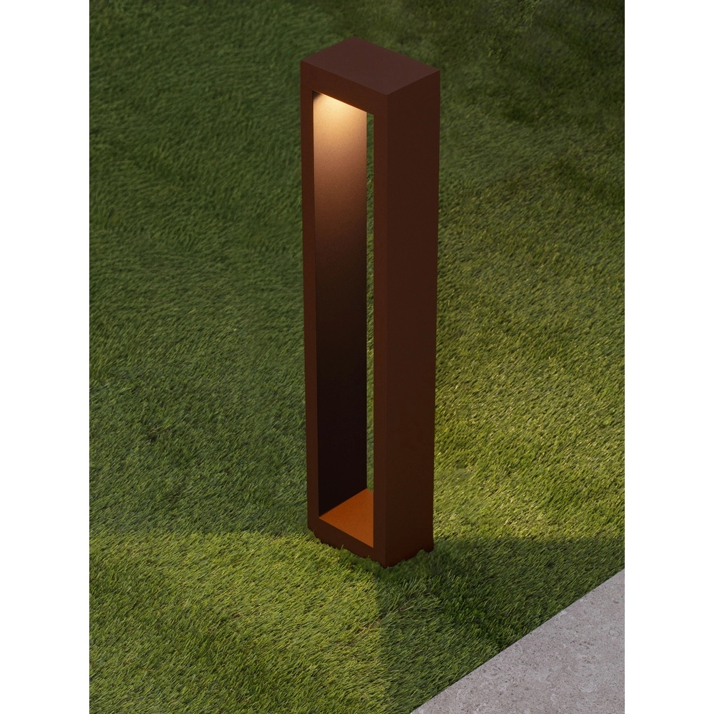 Roestbruine tuinlamp Dolix 60cm - 2700K