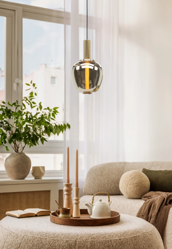 Design hanglamp Fruitera goud Ø 21cm Stars of Light 9008606360031