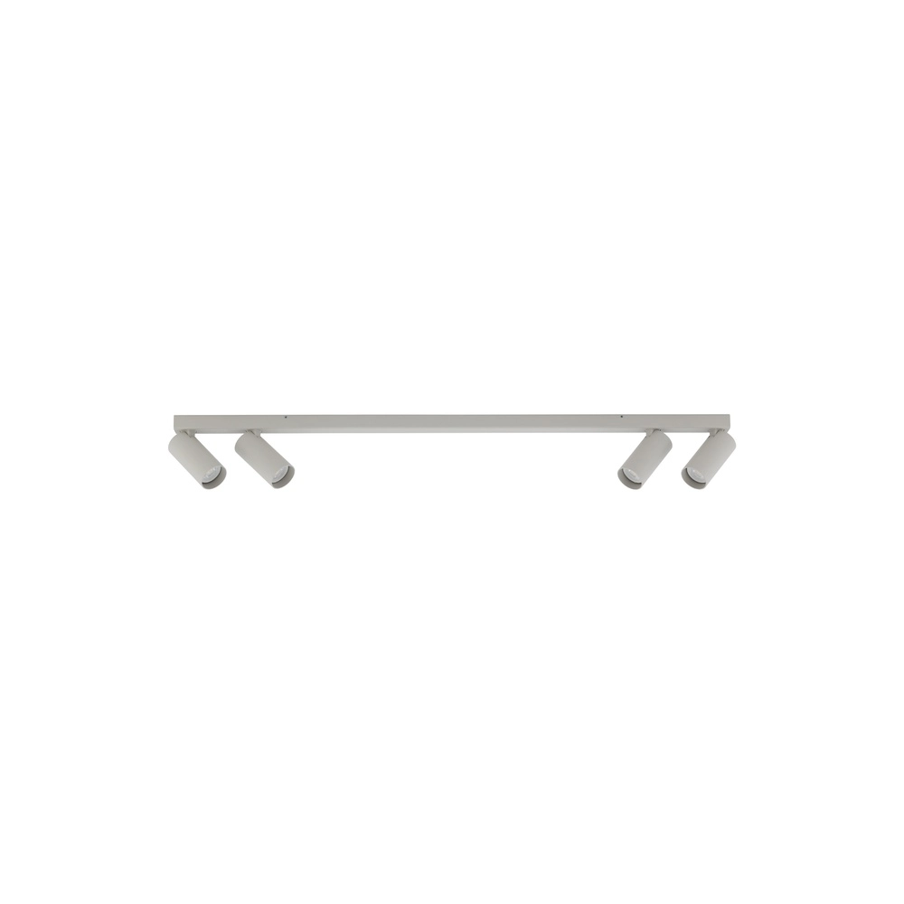 Opbouwspot 4x GU10 Fourty licht grijs Lyora 5903139114387