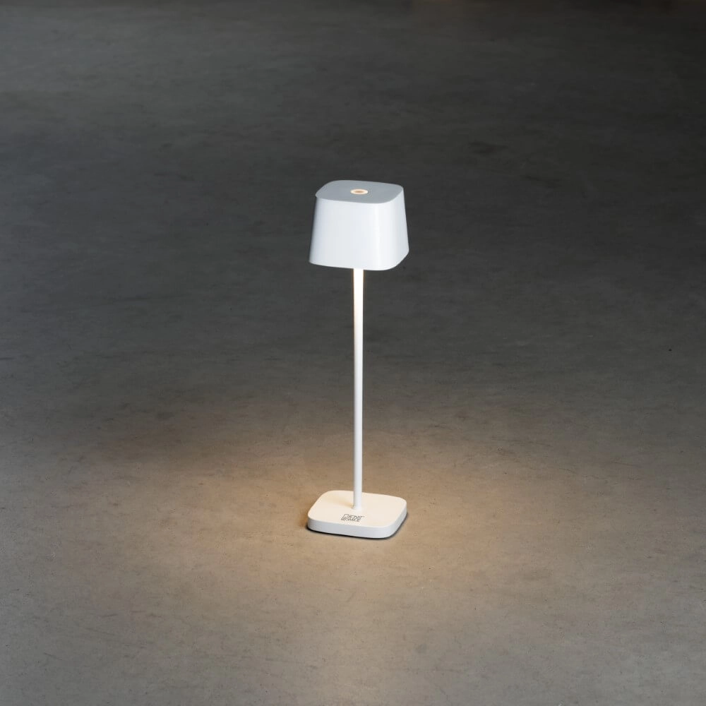 Draadloze tafellamp Capri mini wit KonstSmide 7318307829259