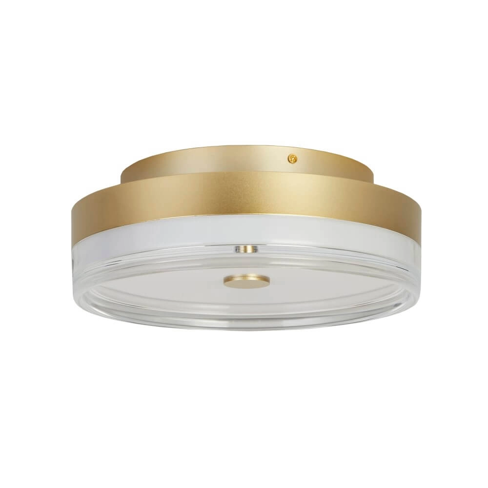 Plafondlamp Cyprus Ø 30cm goud Searchlight 5053423273747