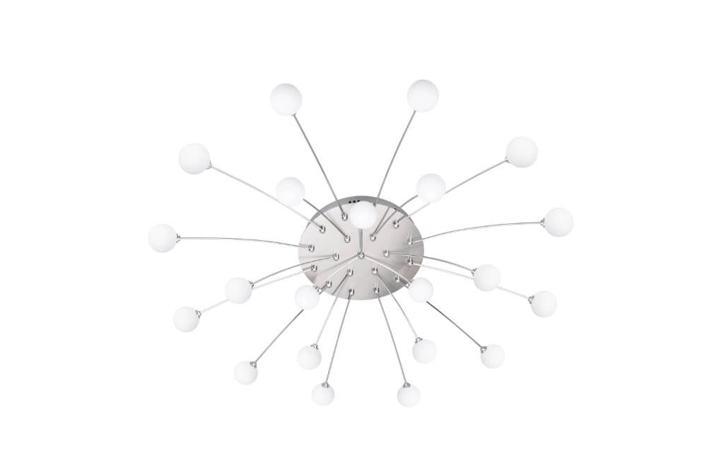 Design plafondlamp Bullet nikkel Trio 4017807539226