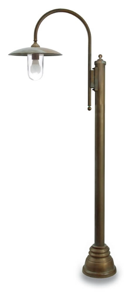 Staande lamp Transimeno S - verouderd messing