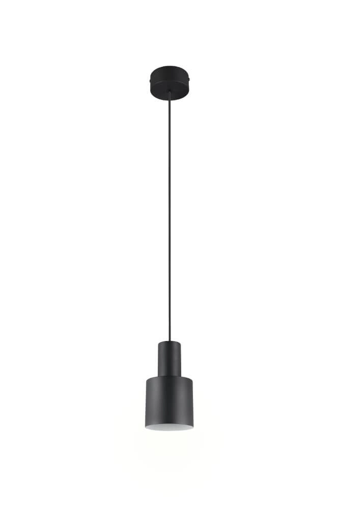 Zwarte pendel Agudo Ø 12cm Trio 4017807613773